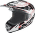 IXS HX 178 FRAGMENT SCHWARZ-WEISS-ROT casca enduro/cross